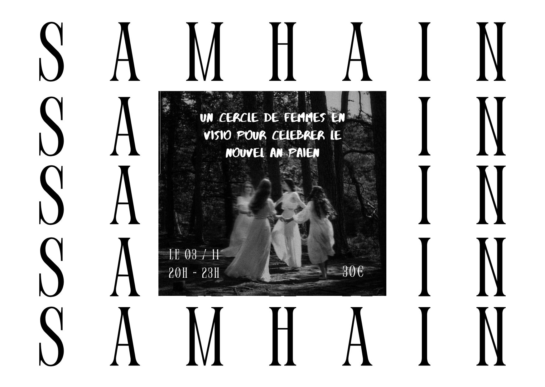 Un cercle de femmes en visio pour célébrer le nouvel an païen