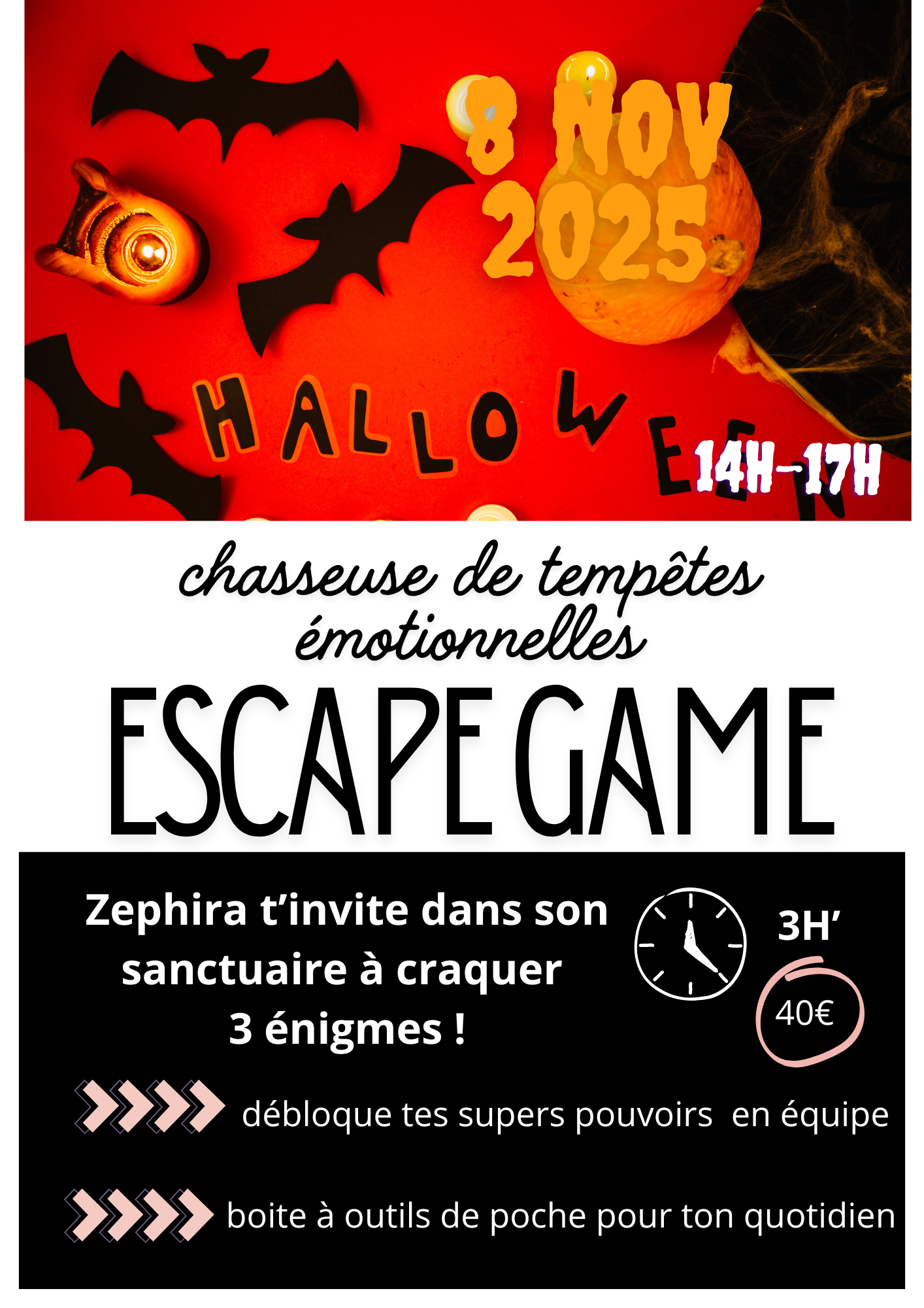 Spéciale halloween : chasse tes tempêtes émotionnelles horrifiques !